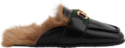 gucci shoes goat hair|aacon 1158 Gucci slippers.